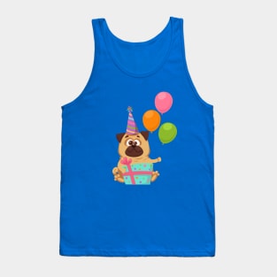 Happy Birthday Pug Tank Top